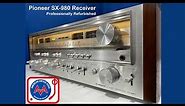 Pioneer SX-980 Vintage Receiver Demo… SOLD!