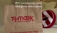 Tjmaxx always has the best finds 🤍 #fyp #tjmaxxfinds #coachcase #coach #neutralgirlies #neutralaesthetics