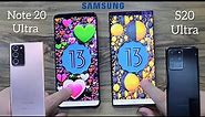 Samsung Galaxy Note 20 Ultra vs Samsung Galaxy S20 Ultra LTE
