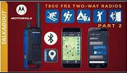 Motorola Talkabout T800 FRS Two Way Bluetooth Radio part 2