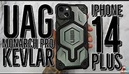 iPhone 14 Plus UAG Monarch Pro Kevlar Silver Case Urban Armor Gear