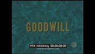 1960s GOODWILL INDUSTRIES NON-PROFIT ORGANIZATION TELEVISION TV COMMERCIAL XD30652g