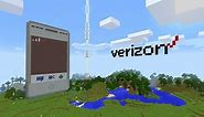 A working cell phone in Minecraft