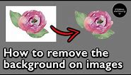 How to remove white background on images making them transparent | Adobe illustrator