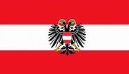 Historical Austria Flag Animation