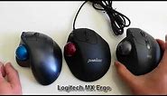 Logitech MX Ergo vs M570 vs Perixx Perimice 517 - Trackball Comparison and Review