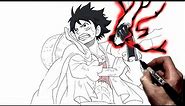 How to Draw Luffy ( Emperor Haki ) | Step By Step | One Piece
