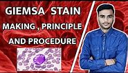 What Is Giemsa Stain | Giemsa Stain Procedure | Giemsa Staining | Giemsa Stain Principle