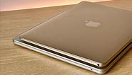 Real life GOLD comparison - STARLIGHT MacBook Air M2 Versus GOLD MacBook 12"