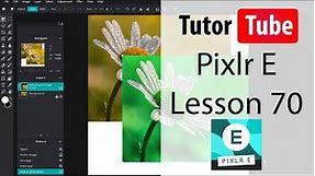 Pixlr E Tutorial - Lesson 70 - Temperature and Tint