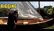 How to Rig a Balanced Lug Sail , Simple Lazy Jacks & Reefing - Part_2