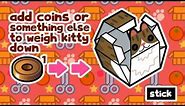 internet box cat papercraft