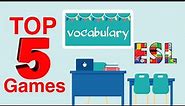 Top 5 Games! How to teach vocabulary