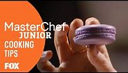 Cooking Tips: How To Make The Perfect Macarons | Season 5 | MASTERCHEF JUNIOR