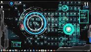 (Iron Man) Jarvis 1.0 Animated Background/Desktop