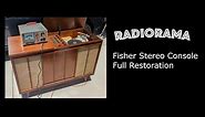 Fisher Stereo console full overhaul