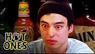 Joji Sets His Face on Fire While Eating Spicy Wings | Hot Ones
