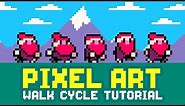 Easy Pixel Art Walk Cycle Tutorial