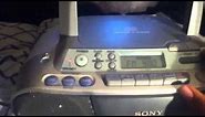 Sony CFD-S01 CD Radio Cassette Recorder (Part 1)