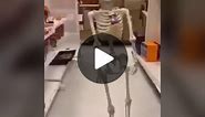 Skeleton falls down and breaks shelf #meme #xyzbca | skeleton falling meme