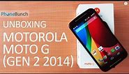 Motorola Moto G 2nd Generation Unboxing