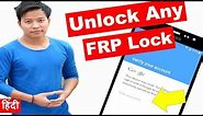 How to Unlock Samsung Phone And Other Android FRP Lock | By Pass Google Account kaise kare in hindi