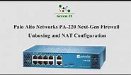 Palo Alto Networks PA-220 Next-Gen Firewall Unboxing and NAT Configuration