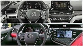 Honda Accord interior vs Toyota Camry interior