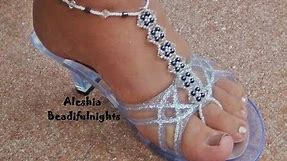 Elegant Beaded Barefoot Sandal Anklet Tutorial