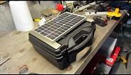 Build a high quality PORTABLE Solar Generator For $150
