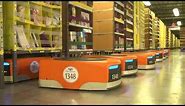 Amazon Warehouse Order Picking Robots