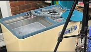 Vintage 1950’s Hoovermatic Twin Tub Washing Machine Demo After Repair And No Leaks!!!!!