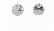 Sterling Silver Polished 12mm Flat Circle Stud Earrings