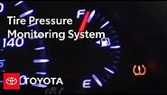 2007 - 2009 Camry How-To: Tire Pressure Monitoring System | Toyota