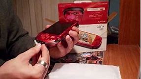 PSP 3000 Radiant Red UNBOXING!!!