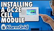 Installing the Cell Module in a 2GIG GC2e