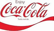 Coca Cola Script Cut Out Vinyl Sticker, 1970s Style, Peel and Stick Decal, Fridge, Cooler, Soda Vending Machine, Laptop, 16 x 9 Inches, Red