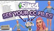 HOW TO SEE / VIEW CC IN YOUR SIMS 4 MODS FOLDER? | SIMS 4 STUDIO TUTORIAL | TS4 CUSTOM CONTENT 2020