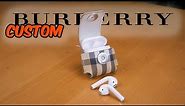 Custom Burberry Apple AirPod Case | SUI