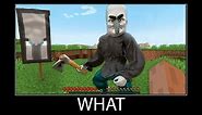 Minecraft wait what meme part 188 realistic minecraft Pillager outpost