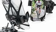 Roam Bike Phone Holder - Bike Phone Mount for Bicycles, Motorcycles, E-Bikes - 360° Rotation with Universal Handlebar Fit - Compatible w/All iPhone & Android Phones 4.5" to 6.7" - Black.
