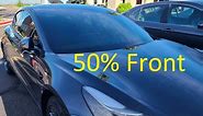 50% front windshield tint. Day | Night | exterior view - should you do it?