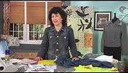 Machine Embroidery on any Garment, It's Sew Easy TV show 1407-3