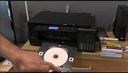 How to print on to a printable CD using the Epson EcoTank ET-7700