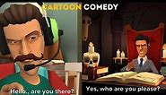 Craziest Phone Call Conversation Cartoon Comedy