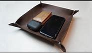 Leather Valet Tray | How To Make