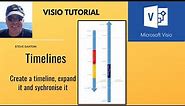 This video explains how to create a timeline in Microsoft Visio. Timeline examples