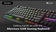 Alienware 420k Gaming Keyboard, best compact gaming keyboard of 2023?