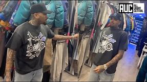Chris Brown Gives Moneybagg Yo A Tour Of His "Department Store" Sized Closet