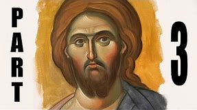 How to draw and paint the face of Christ (Iconography Tutorial) Part 3